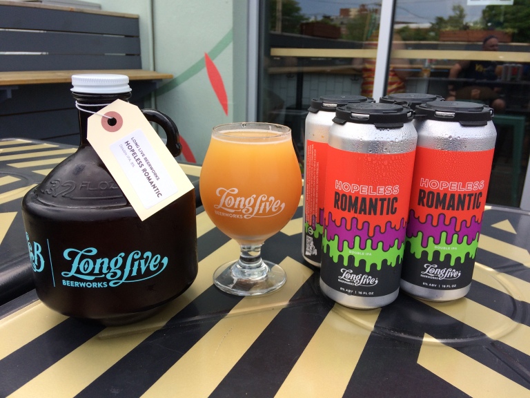 Hopeless Romantic DIPA, Long Live Beerworks