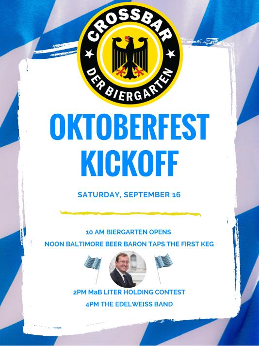 CROSSBAR OKTOBERFEST KICKOFF